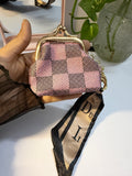 Luxe Royale Purse Keychain(Baby Pink)