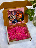 Box With Zootopia Sticker