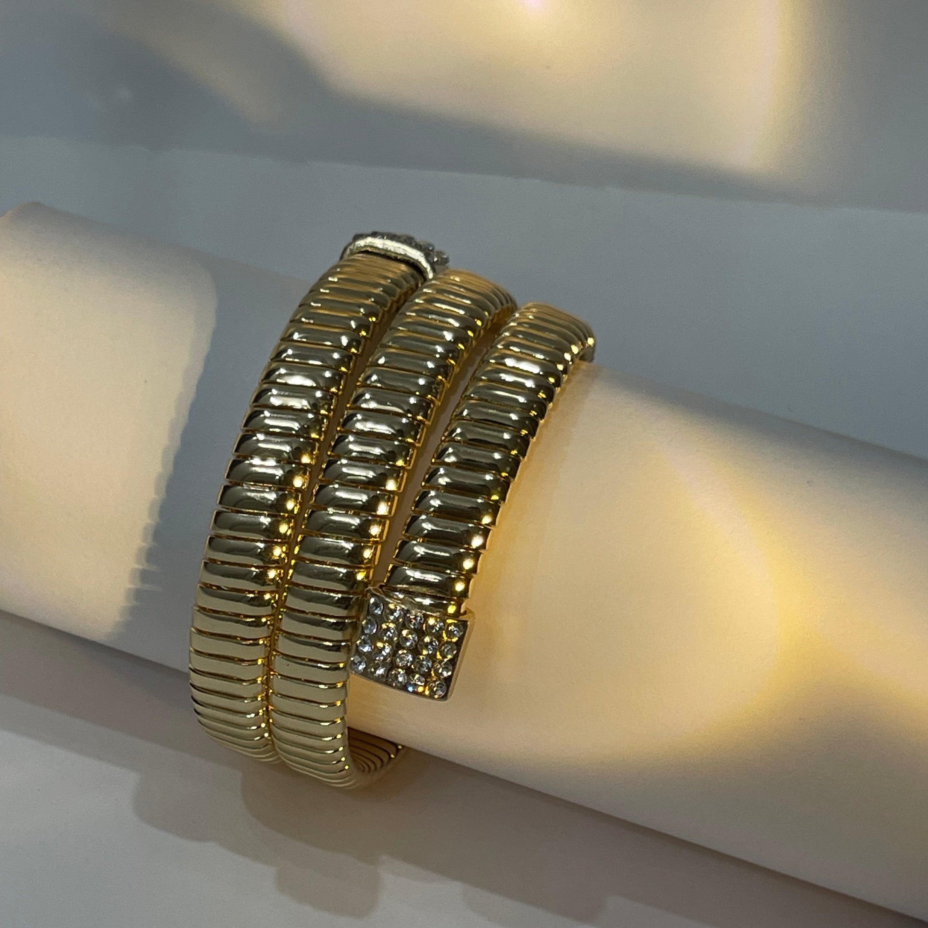 Opulent Spiral Charm bracelet