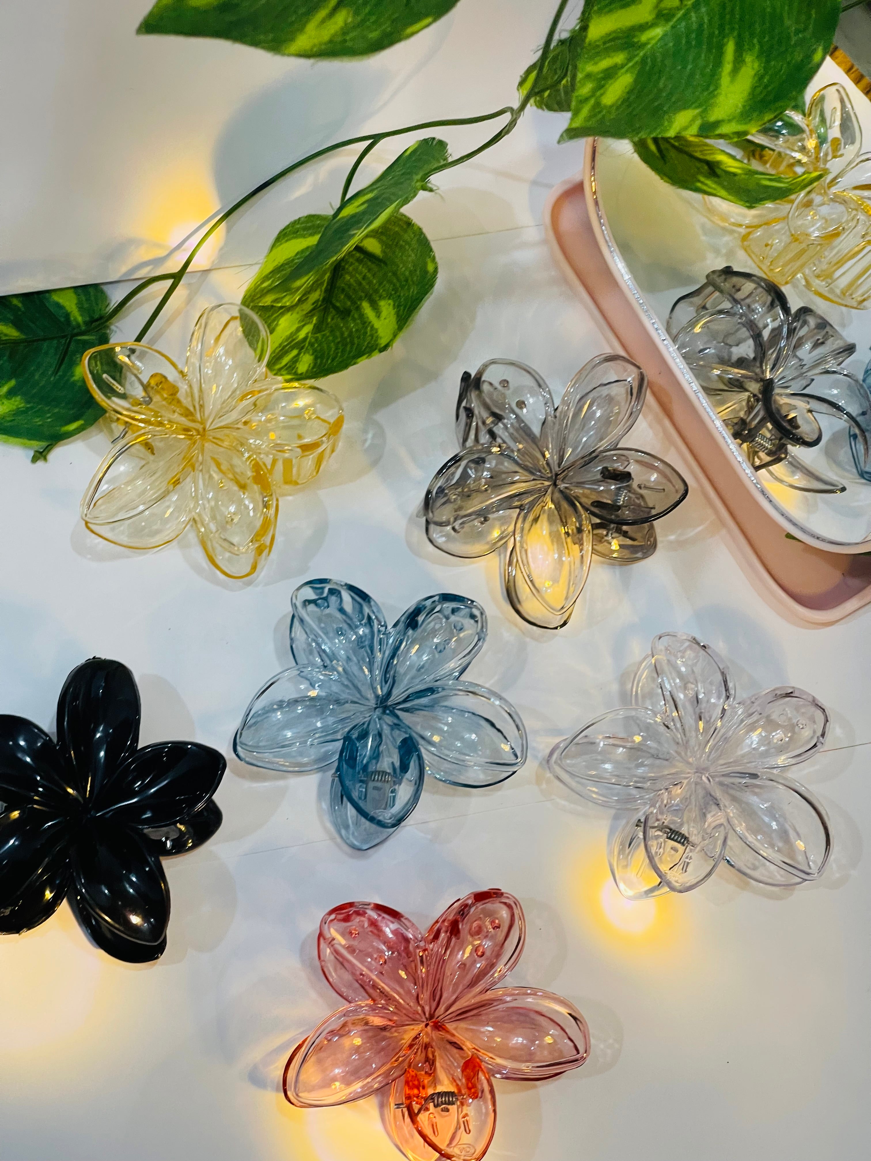 Elegant Blossom Claw Clip(Pack of 6)