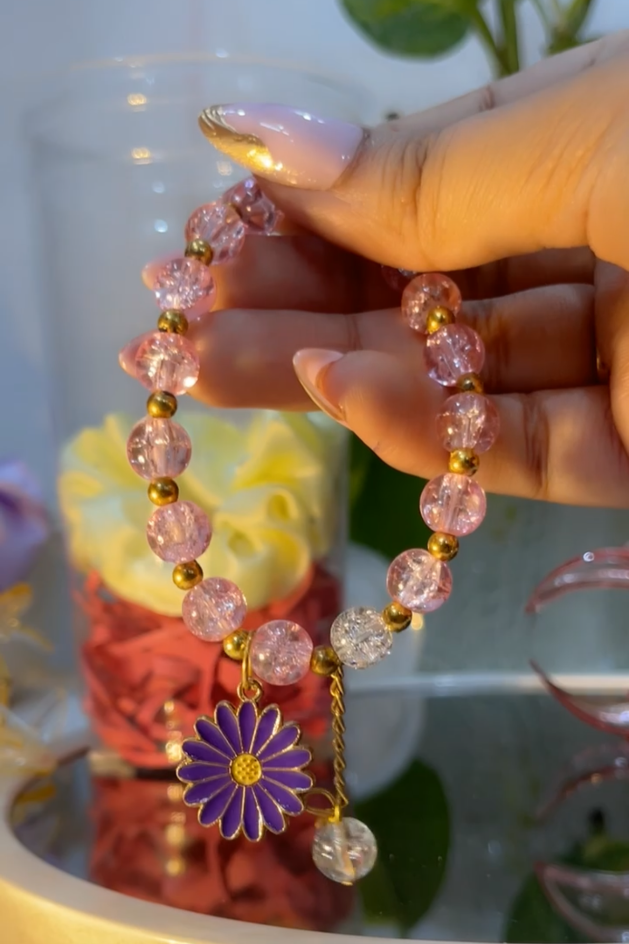 Charm Blossom bracelet(Random Colour)