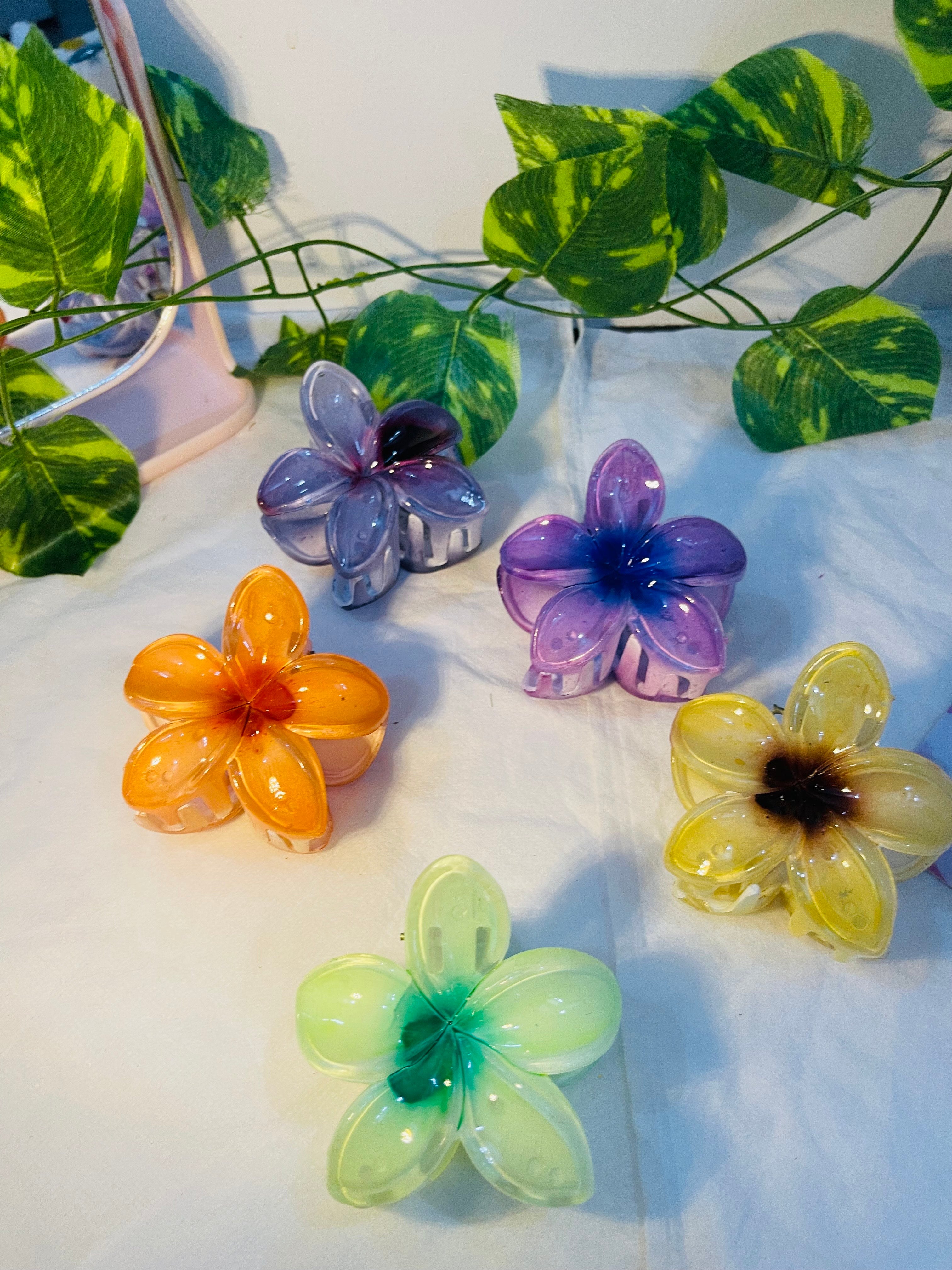 Colourful Flower clip(Pack of 5)