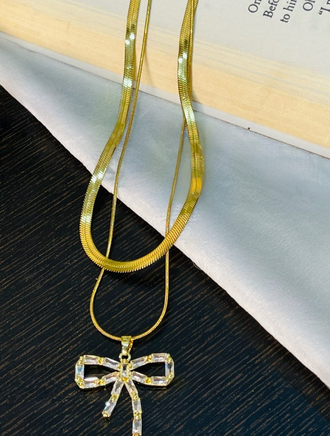 Forever Bow Pendant(Anti-Tarinsh)